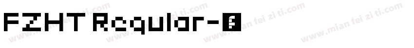 FZHT Regular字体转换